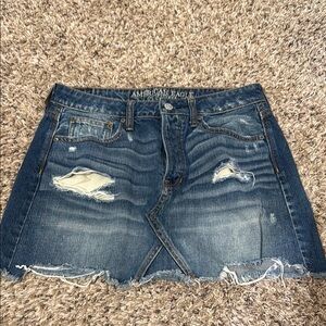 American Eagle Outfitters Blue Denim Skirt
